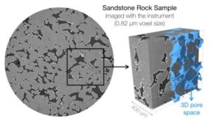 Illustration of a sandstone rock sample.